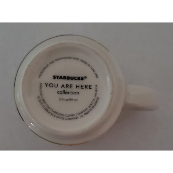 Starbucks Colorado You Are Here Collection 2 oz Espresso Mini Small Mug 2015 - Picture 11 of 12